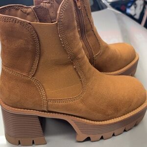 Chunky ankle booties